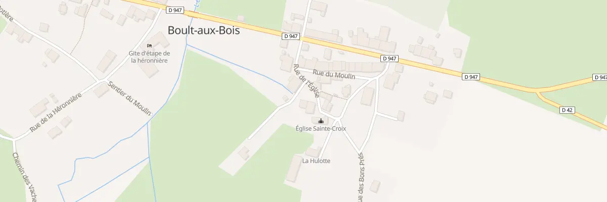 Plan du 6A Rue de l’Eglise à Boult-aux-Bois