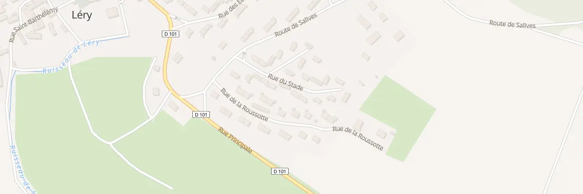 Plan du 32 Rue du Stade à Léry