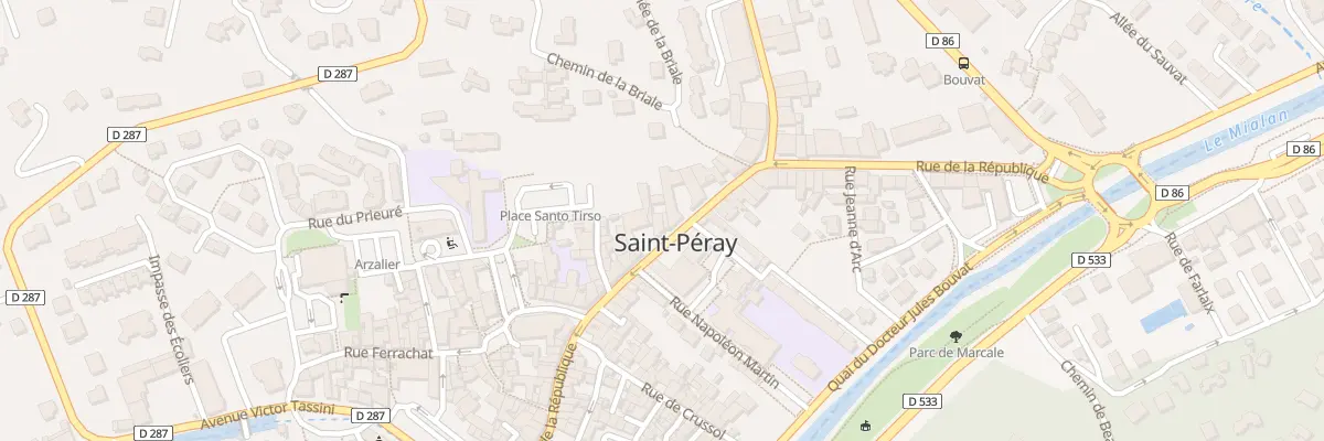 Plan du 40 Rue de la République à Saint-Péray
