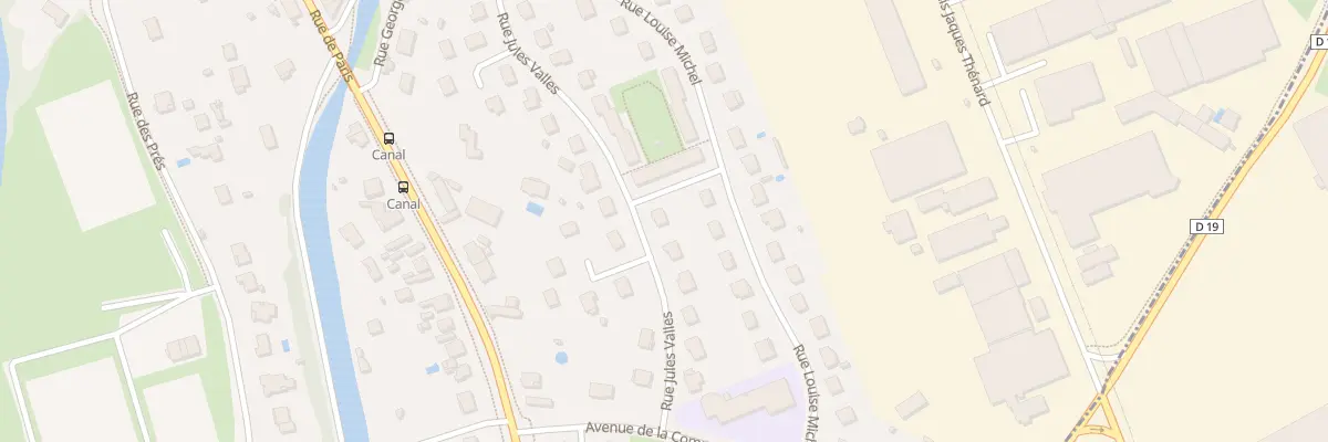 Plan du 12 Rue Jules Valles à Champforgeuil