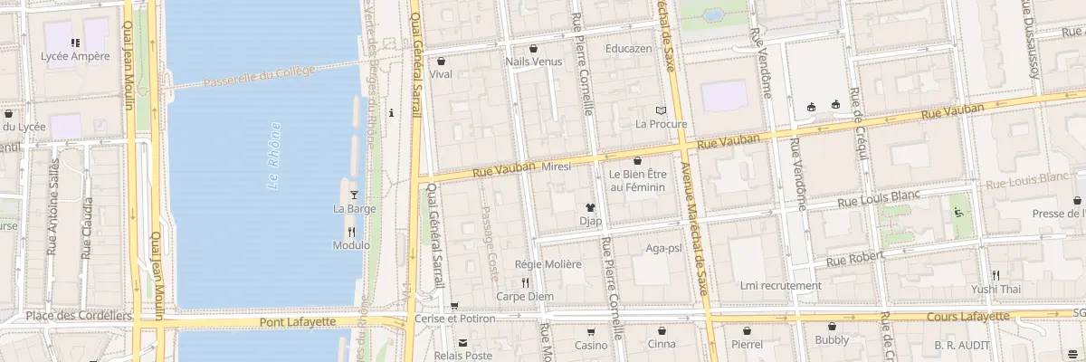 Plan du 10 Rue Vauban à Marennes