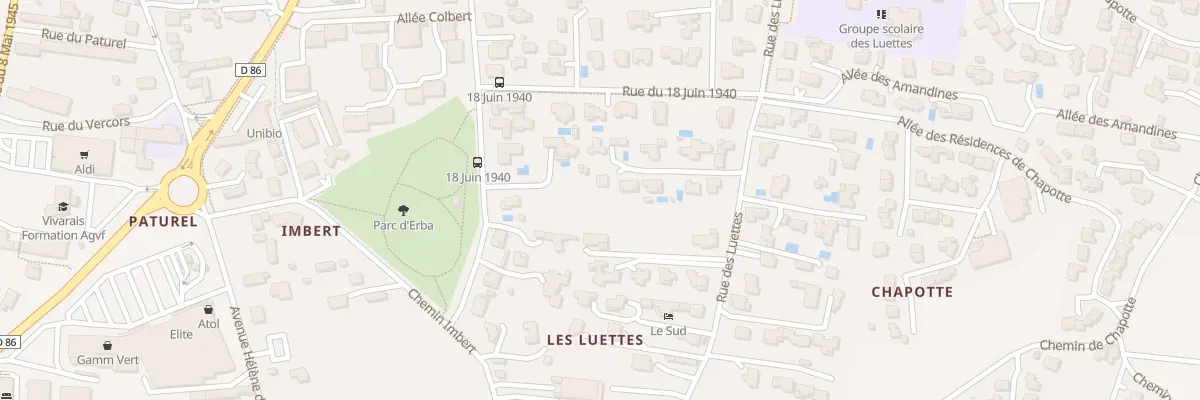 Plan du 56F Rue des Luettes à Tournon-sur-Rhône