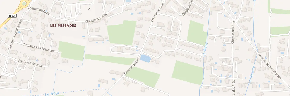Plan du 9005 Che du Gué à Sérignan-du-Comtat
