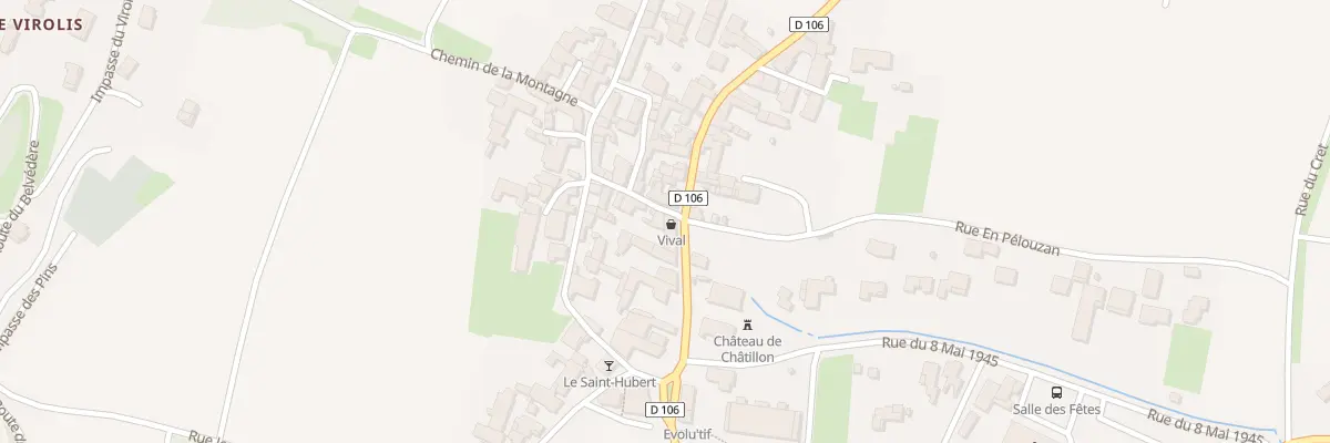 Plan du 1 Rue du Cloux à Viré