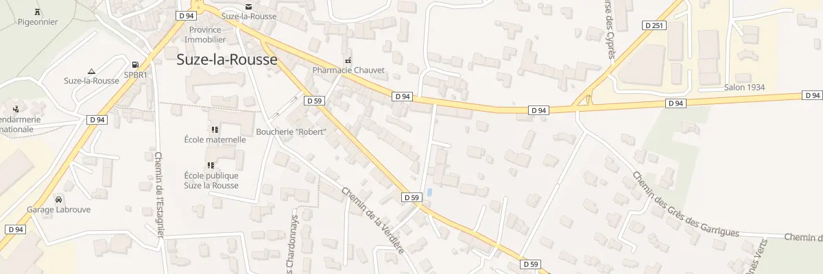 Plan du 52 Tra du Figuier à Suze-la-Rousse