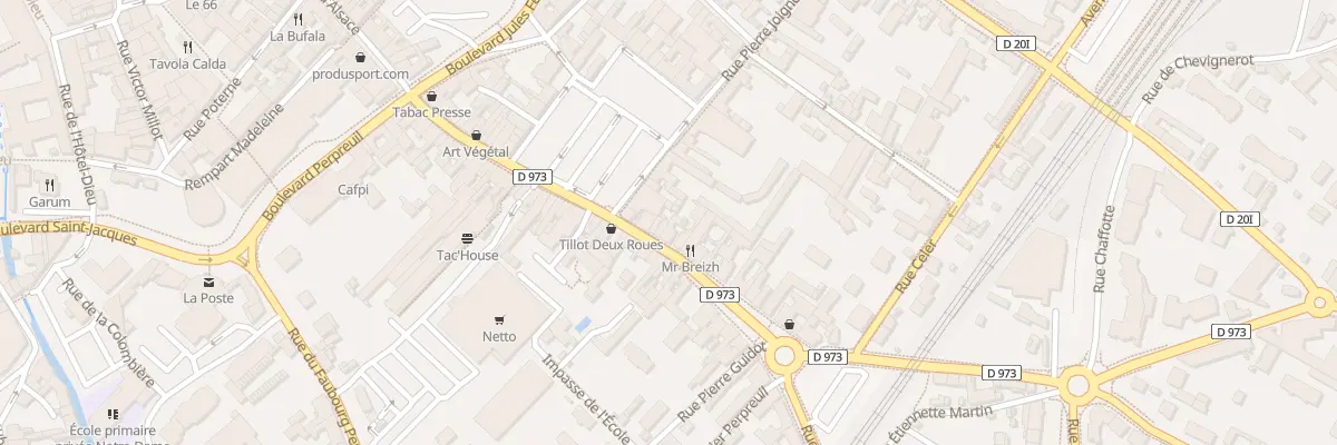 Plan du 33 Rue du Faubourg Madeleine à Beaune