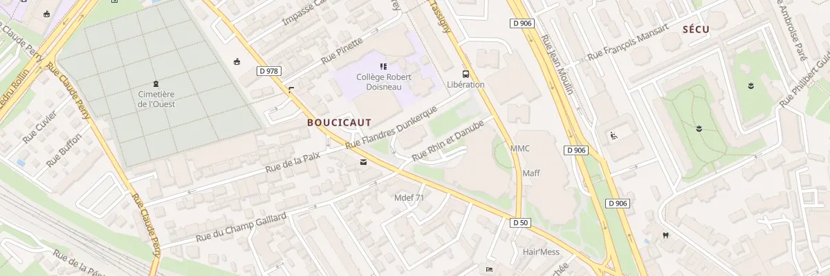 Plan du 32 Av Boucicaut à Chalon-sur-Saône