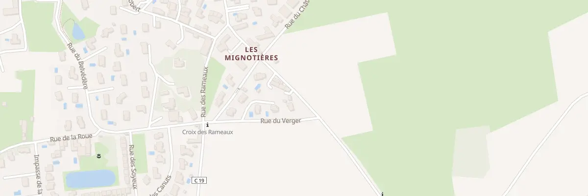 Plan du 356 Rue des Mignotières à Genay