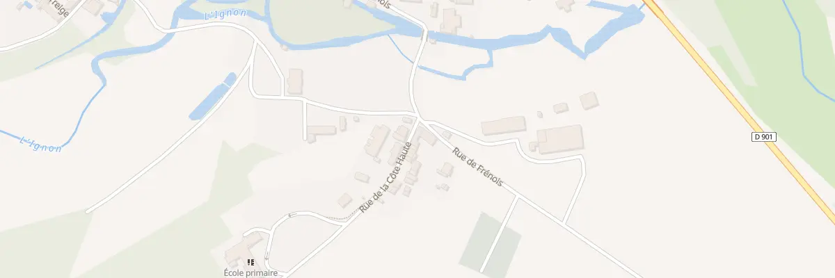 Plan du 2 Rue de la Côte Haute à Lamargelle