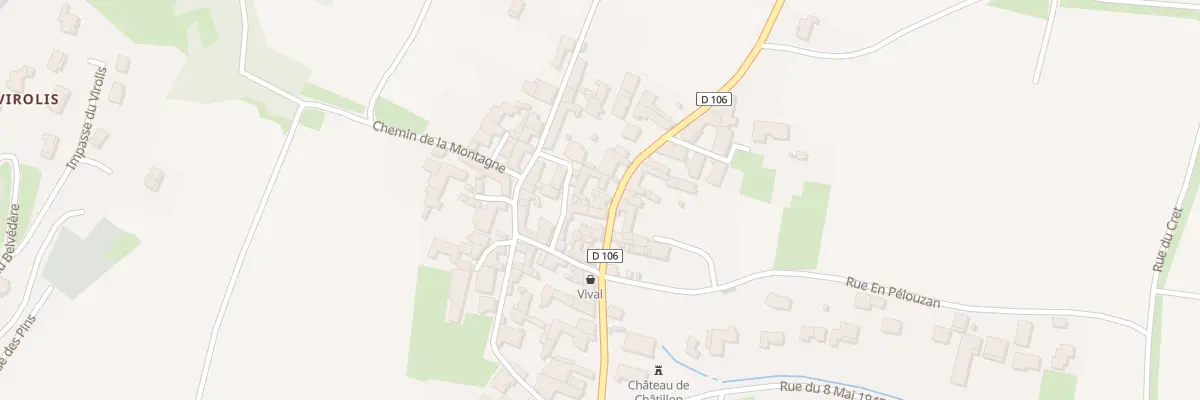 Plan du 21 Rue Antoine Baguet à Viré