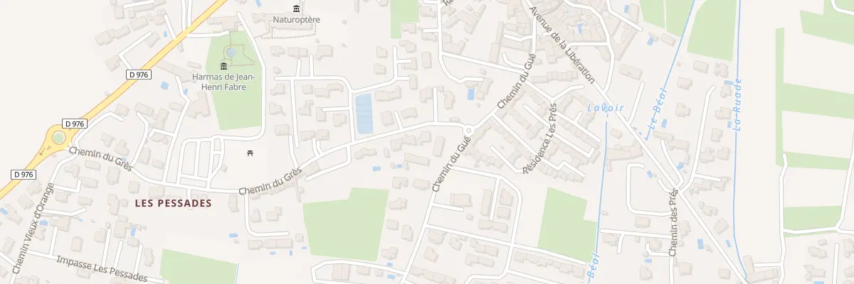 Plan du 55 Che du Grès à Sérignan-du-Comtat
