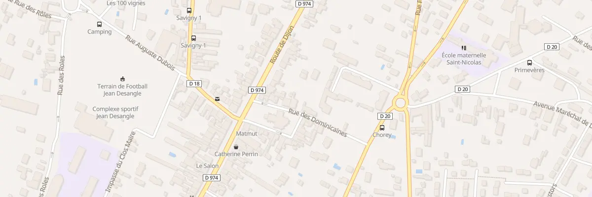 Plan du 9 Rue des Dominicaines à Beaune