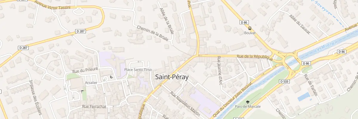 Plan du 32 Rue de la République à Saint-Péray