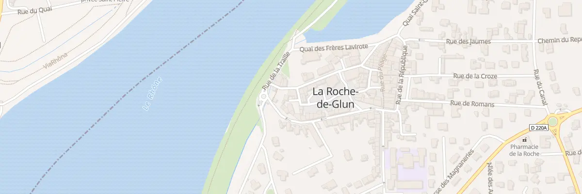 Plan du 10 Gr Grand Rue à La Roche-de-Glun