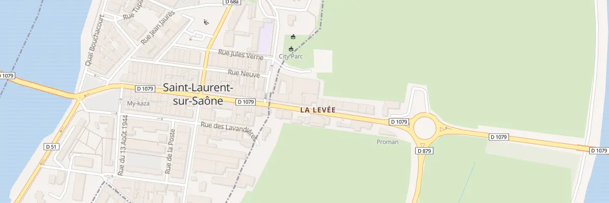 Plan du 67 Rue de la Levee à Replonges