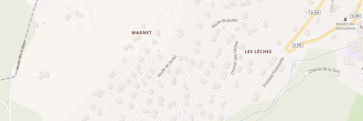 Plan du 345 Rte de Jaulan à Soyons