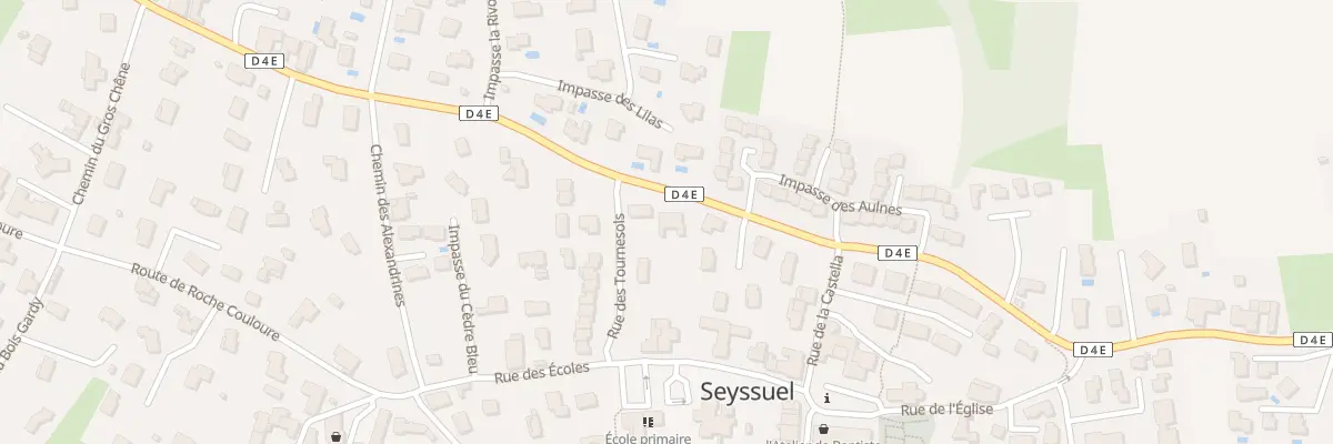 Plan du 333 Rte de l’Abbé Peyssonneau à Seyssuel