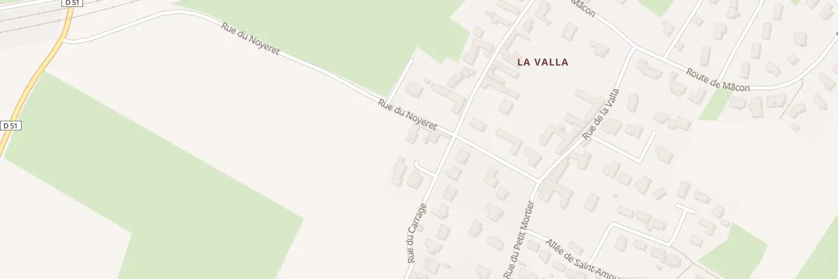 Plan du 37 Rue du Noyeret à Grièges