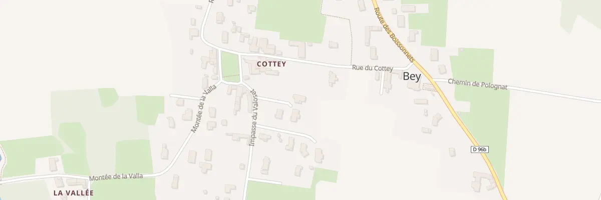Plan du 5113 Cottey Hameau à Bey