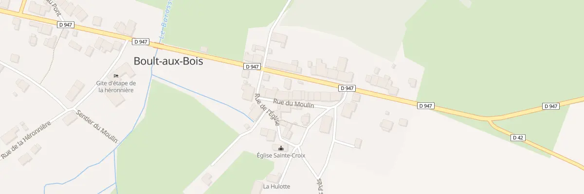 Plan du 7 Rue du Moulin à Boult-aux-Bois