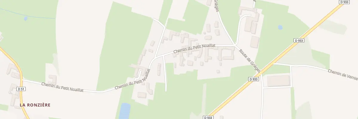 Plan du 484 Che du Petit Noaillat à Cormoranche-sur-Saône