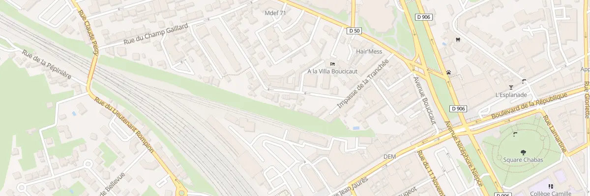 Plan du 9 Rue Camille Chevalier à Chalon-sur-Saône