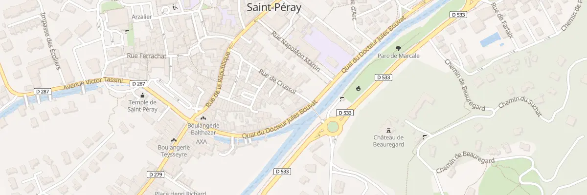 Plan du 42 Rue de Crussol à Saint-Péray