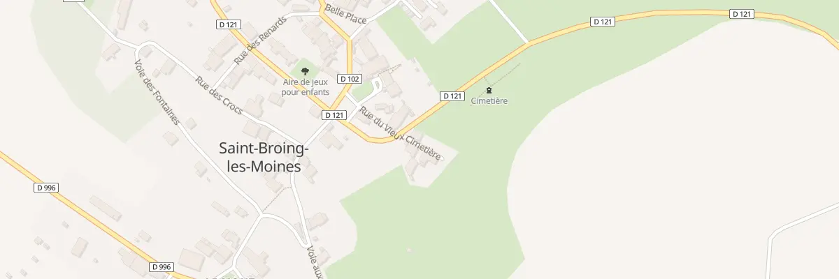 Plan du 5 Rte du Vieux Cimetière à Saint-Broing-les-Moines