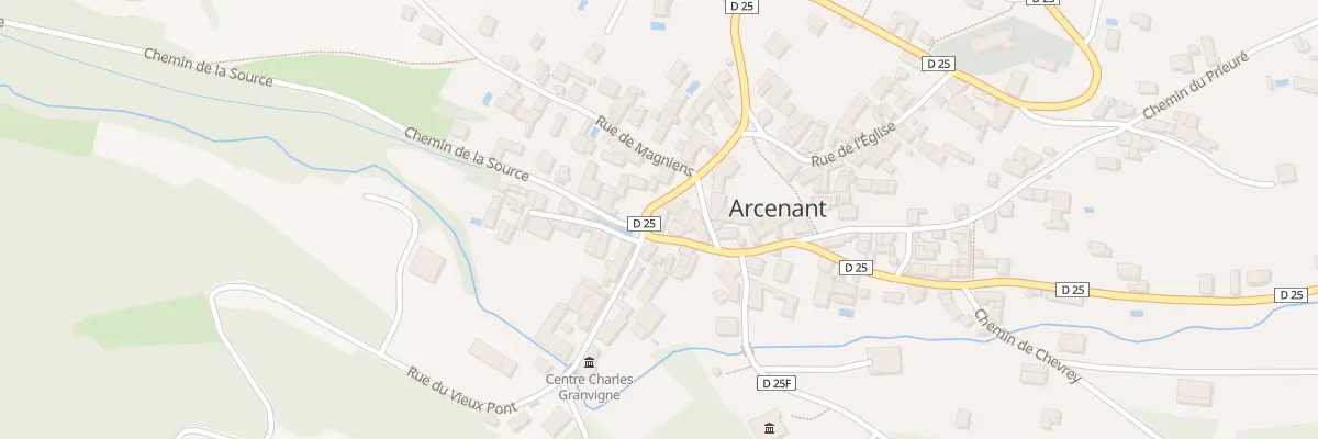 Plan du 1B Rue Henri Ecard à Arcenant