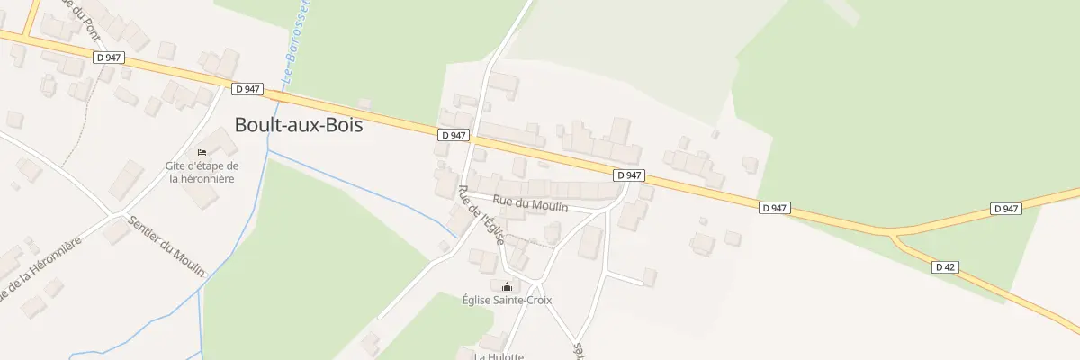 Plan du 9 Rue du Moulin à Boult-aux-Bois