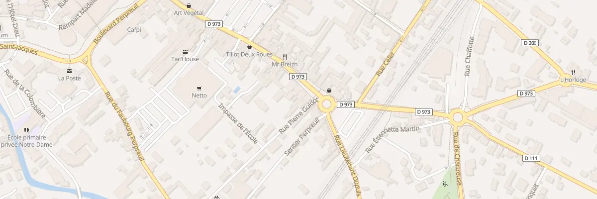 Plan du 72 Rue du Faubourg Madeleine à Beaune