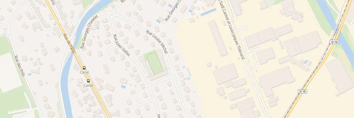 Plan du 24 Rue Louise Michel à Champforgeuil