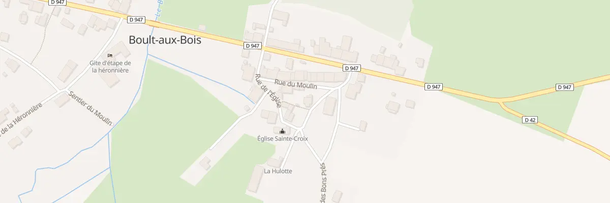 Plan du 5 Rue de l’Eglise à Boult-aux-Bois