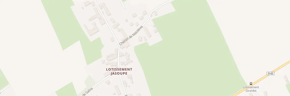 Plan du 2 Che de Maizieres à Demigny