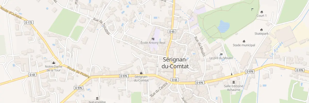 Plan du 2C Imp des Coccinelles à Sérignan-du-Comtat