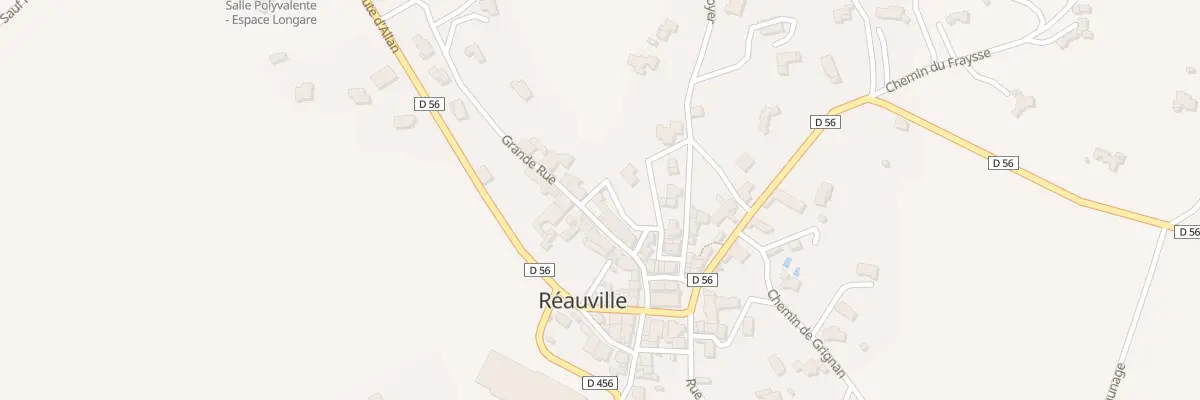 Plan du 70 Rue Grand Rue à Réauville