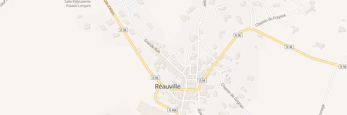 Plan du 70 Rue Grand Rue à Réauville