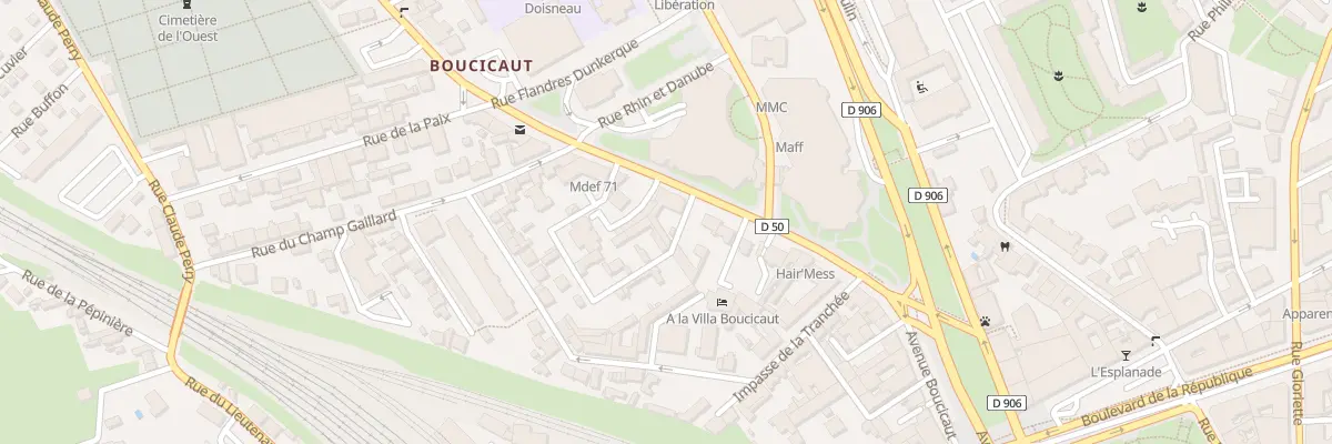 Plan du 43 Av Boucicaut à Chalon-sur-Saône