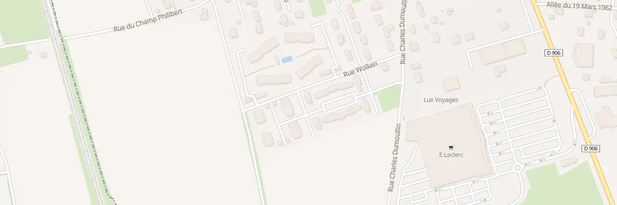 Plan du 26 Rue Charles Dumoulin à Lux