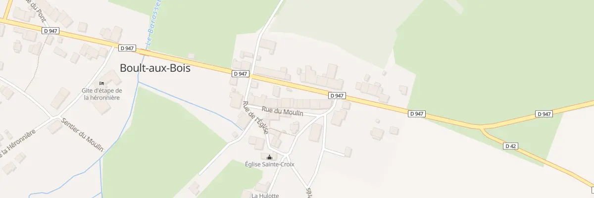 Plan du 8 Rue de la Cadetiere à Boult-aux-Bois