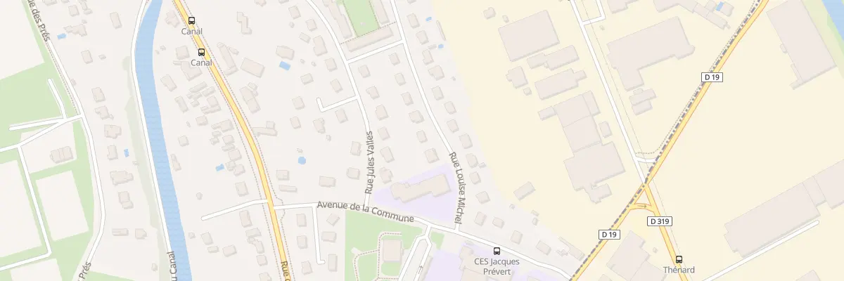 Plan du 3 Rue Louise Michel à Champforgeuil