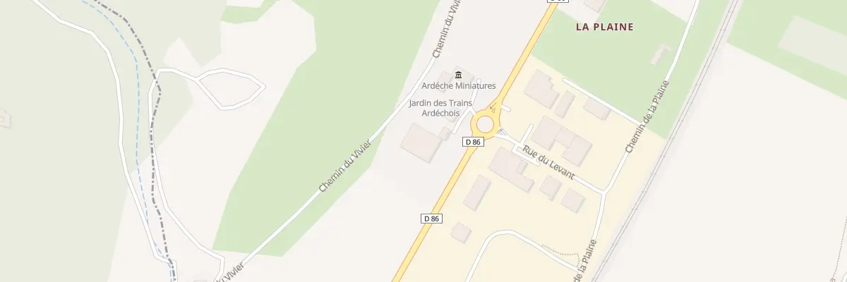 Plan du 1250 Rte de Nimes à Soyons