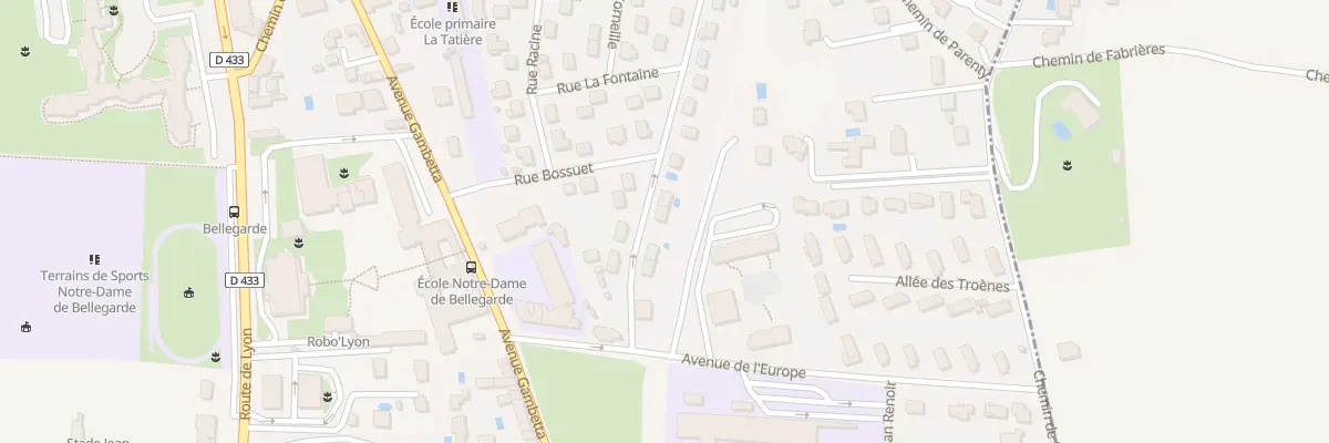 Plan du 33 Rue Molière à Neuville-sur-Saône