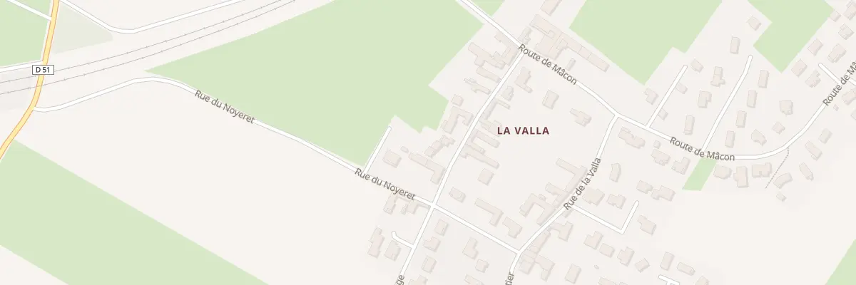Plan du 375 Rue de la Valla à Grièges