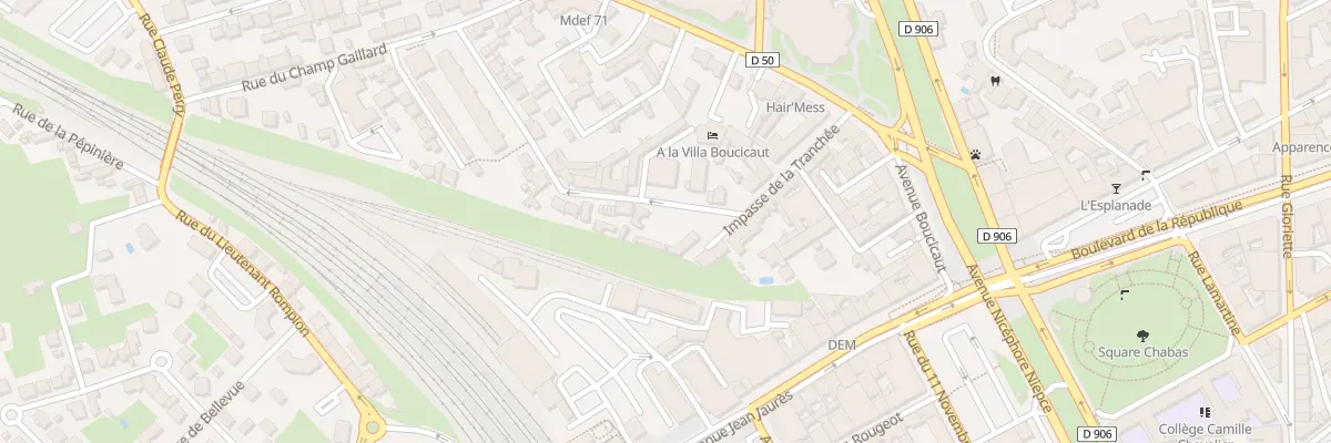 Plan du 1 Rue Camille Chevalier à Chalon-sur-Saône