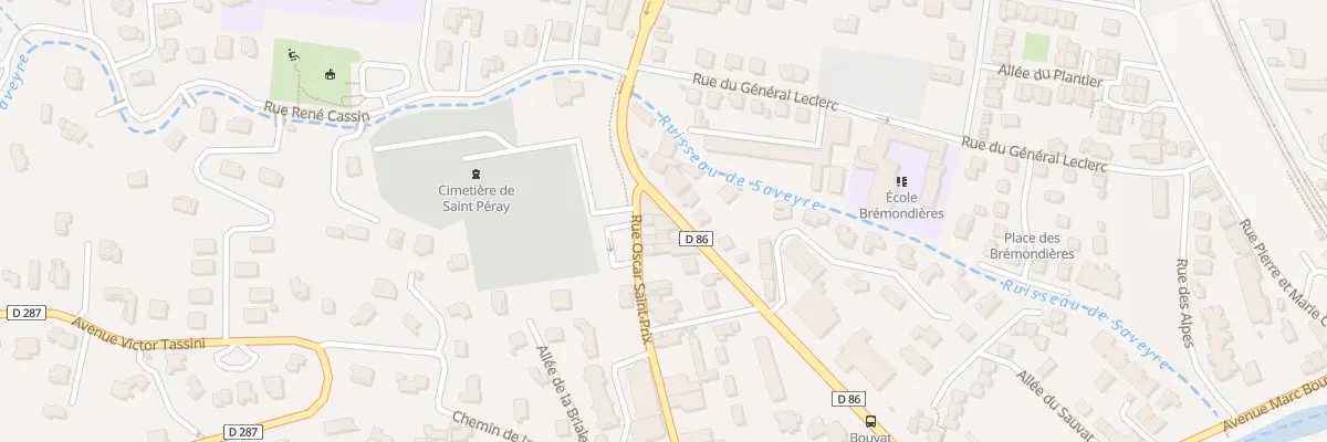 Plan du 25 Av du Onze Novembre à Saint-Péray
