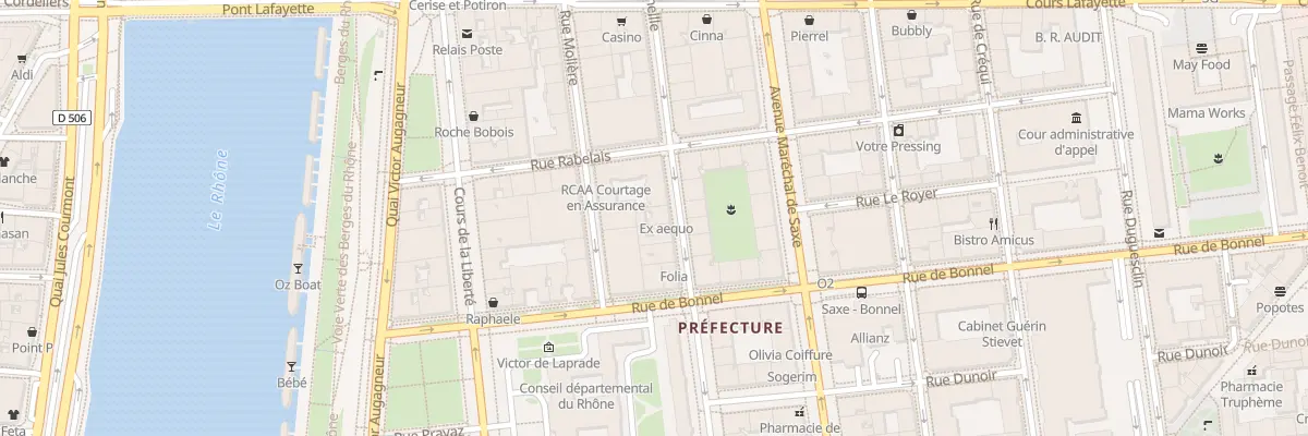 Plan du 90 Rue Pierre Corneille à Lyon 3e Arrondissement