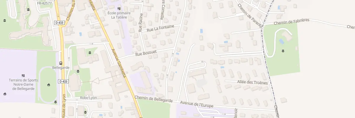 Plan du 31 Rue Molière à Neuville-sur-Saône