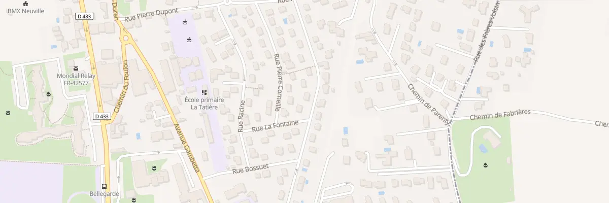 Plan du 16 Rue Molière à Neuville-sur-Saône