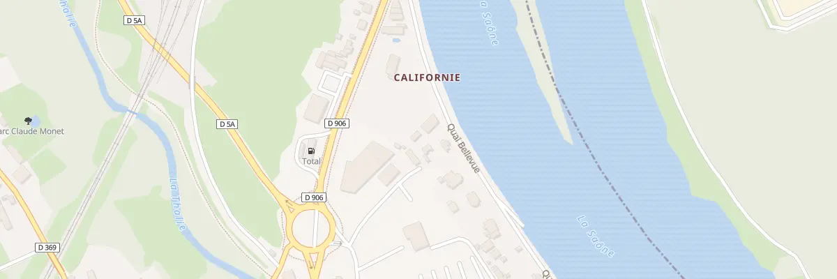 Plan du 8 Quai Bellevue à Saint-Rémy